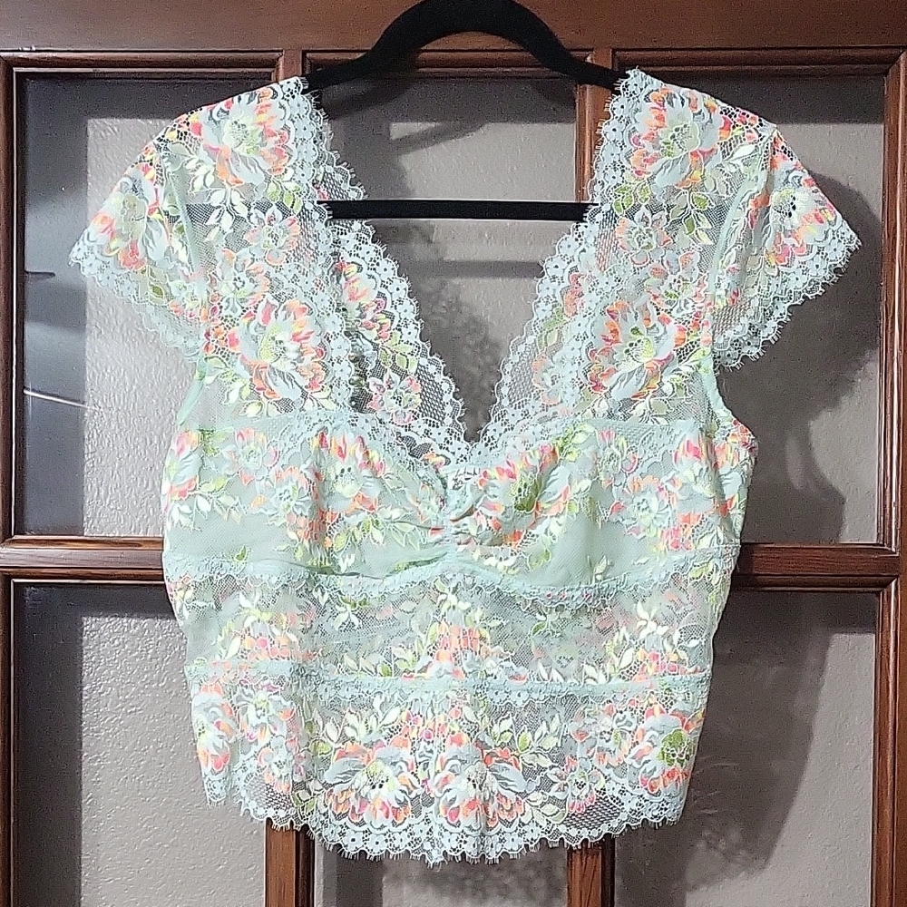 Freepeople Intemately Floral Lace Women Top
